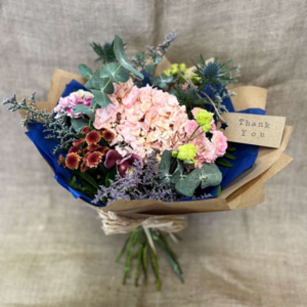 Ruby Doodles hand tied bouquet